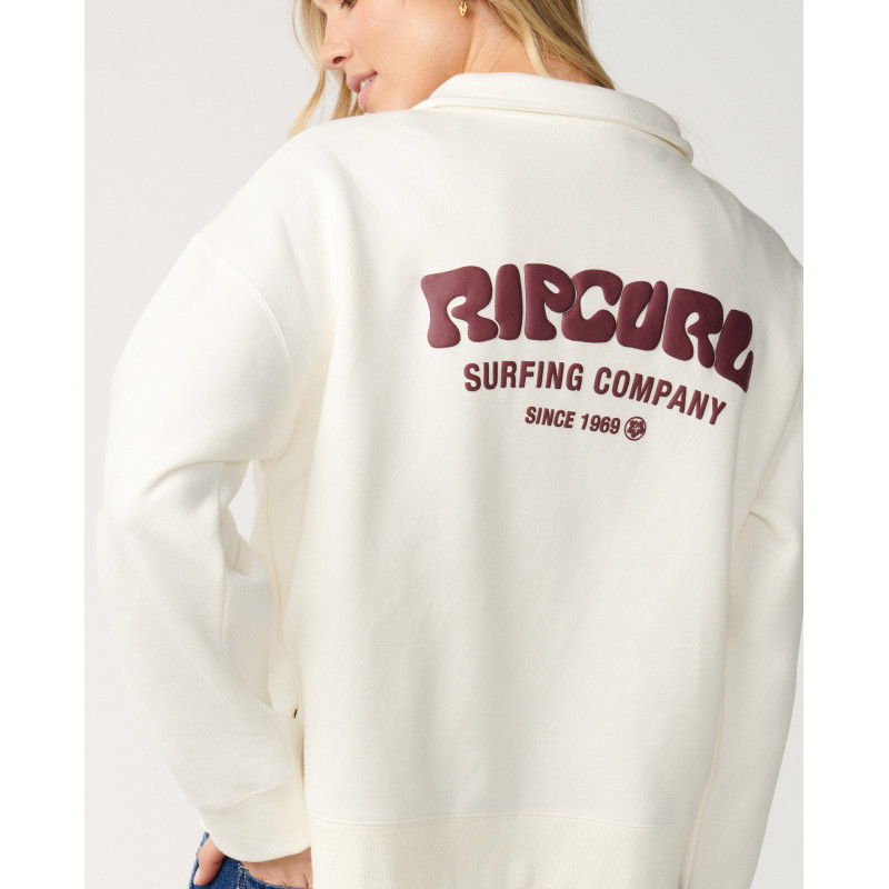 Sweat 1/4 Zip Rip Curl Surf Puff