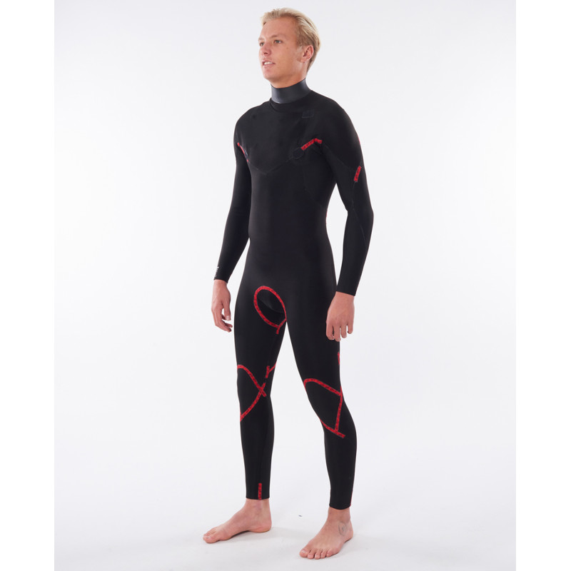 Combinaison de Surf 4/3 Rip Curl Homme Dawn Patrol Performance Chest Zip