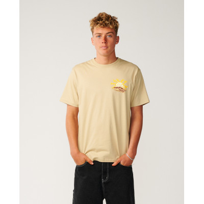 T-Shirt Rip Curl Surf Trip - Khaki Sand