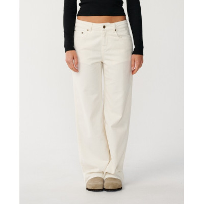 Pantalon Rip Curl Aggie Cord Relaxed - Bone