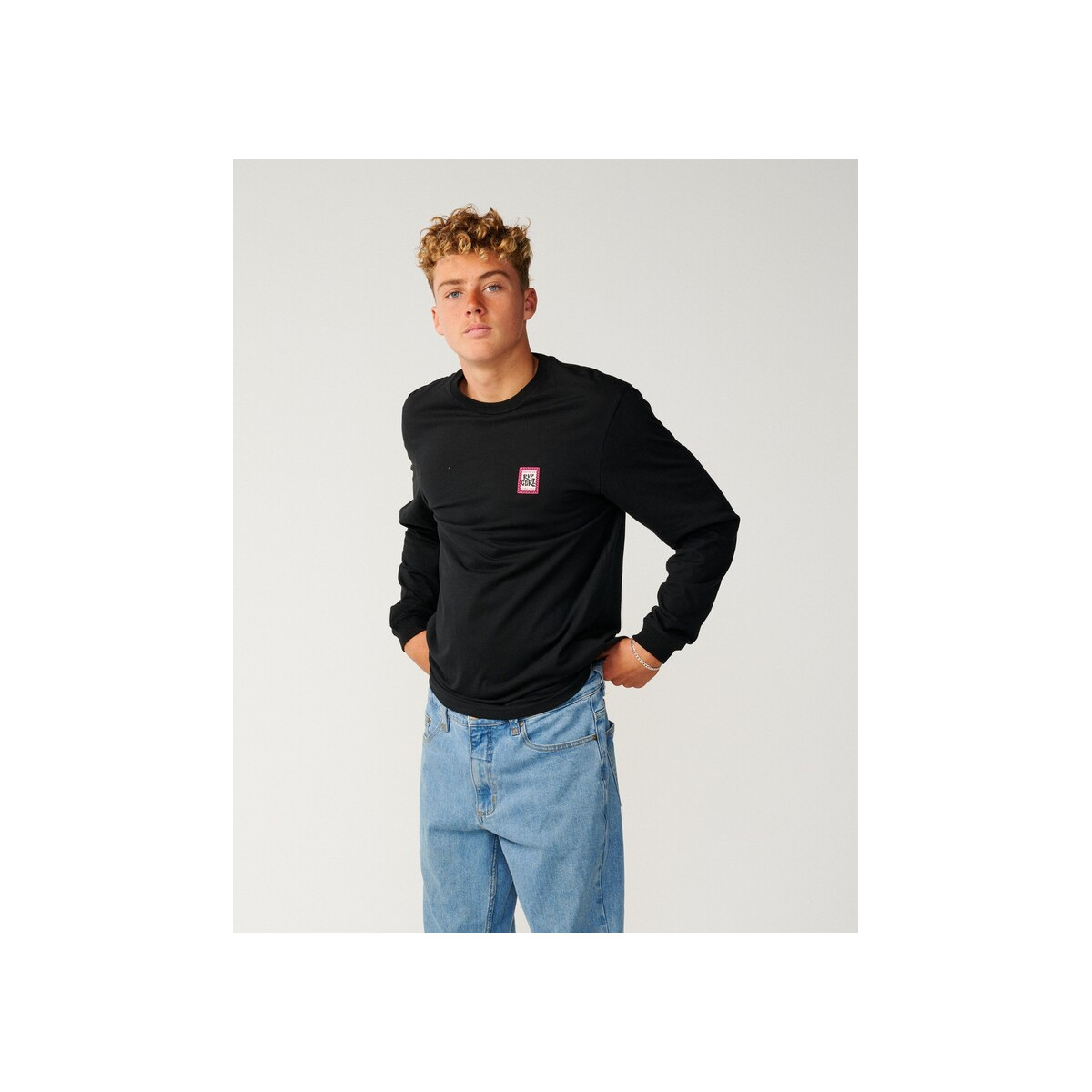 T-Shirt ML Rip Curl Streamline Badge