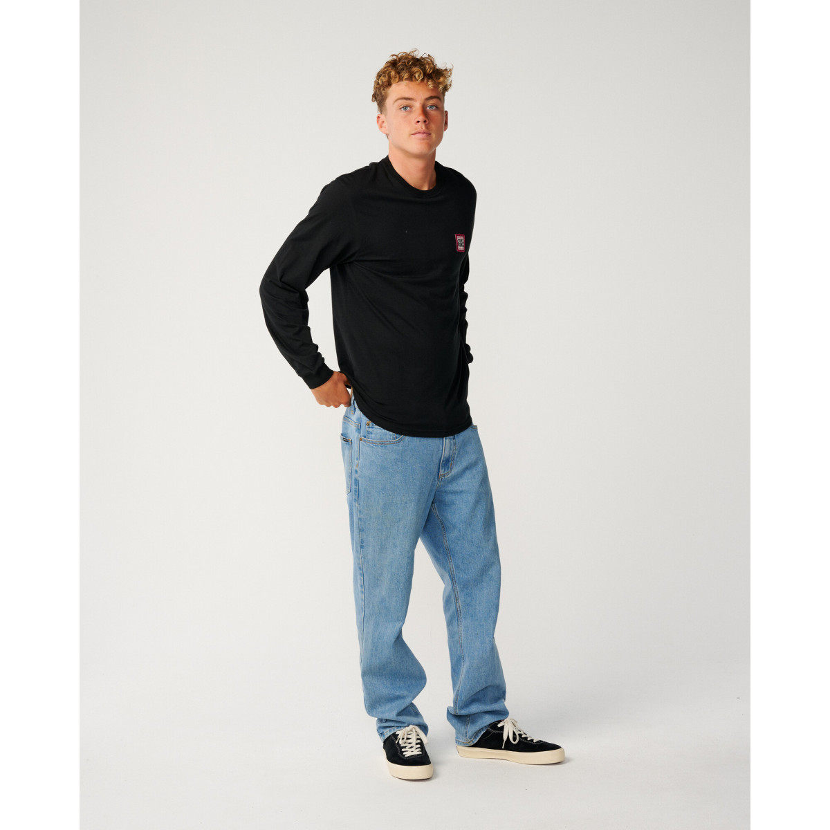 T-Shirt ML Rip Curl Streamline Badge