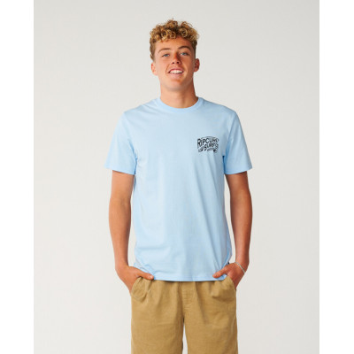 T-Shirt Rip Curl Crafted - Blue