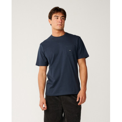 T-Shirt Rip Curl Pacific Rinse Pocket - Dark Navy