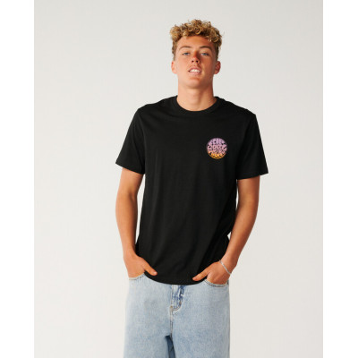 T-Shirt Rip Curl Wettie Passage Icon - Black