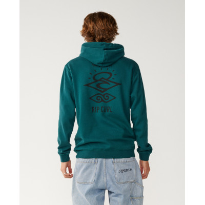 Sweat A Capuche Rip Curl  Search Icon - Blue Green