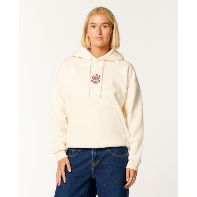 Sweat à Capuche Rip Curl Icons of Surf Heritage  - Bone/Dark Plum