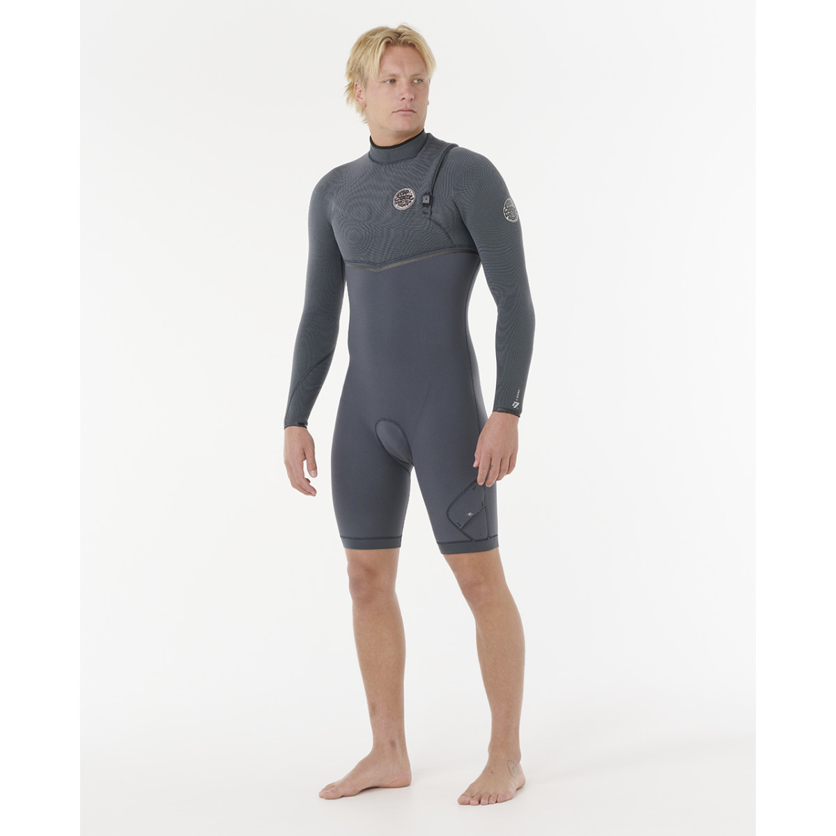 Combinaison De Surf Shorty Manches Longues Rip Curl Homme E Bomb 2/2 Zip Free