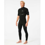 Combinaison De Surf Manches Courtes Rip Curl Homme E Bomb 2/2 Zip Free