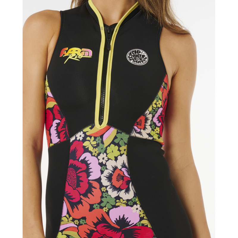Combinaison De Surf Rip Curl Femme G Bomb 2mm Long Jane Farm Rio