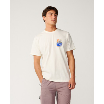 T-Shirt Rip Curl S-Series Vaporcool Totem - Bone
