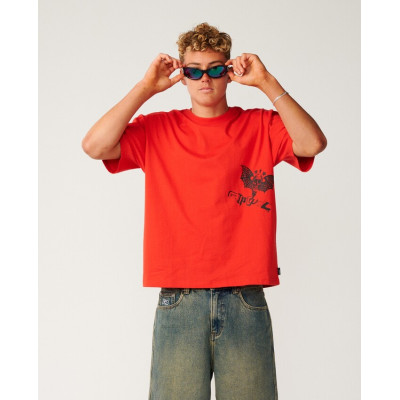 T-Shirt Rip Curl Archive Skull  - Red