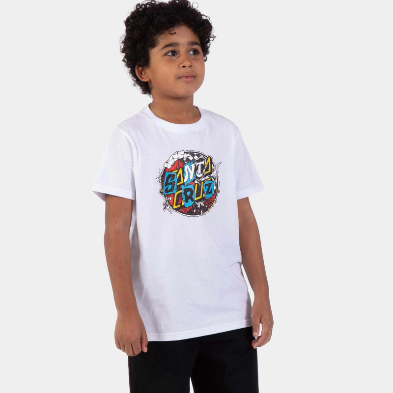 T-Shirt Santa Cruz Enfant Pay Off Dot Front