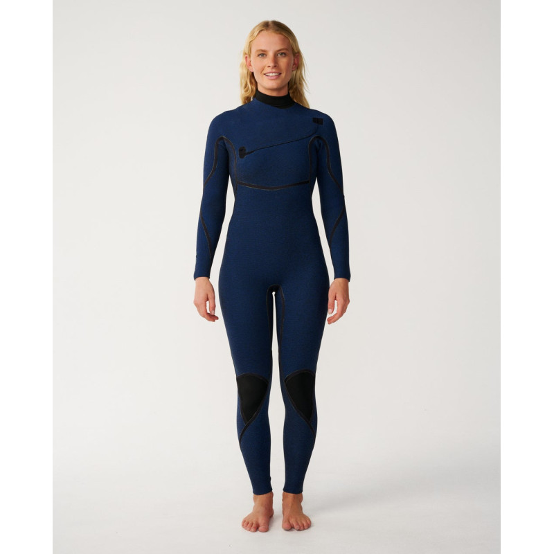Combinaison de Surf 4/3 Rip Curl Femme E Bomb Chest Zip 