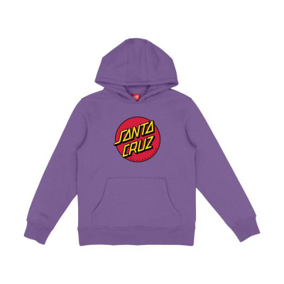 Sweat à Capuche Santa Cruz Enfant Classic Dot - Fresh Purple