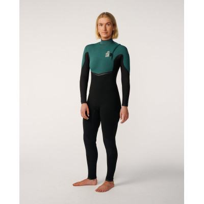 Combinaison de Surf 4/3 Rip Curl Femme E Bomb Zip Free - Dark Green