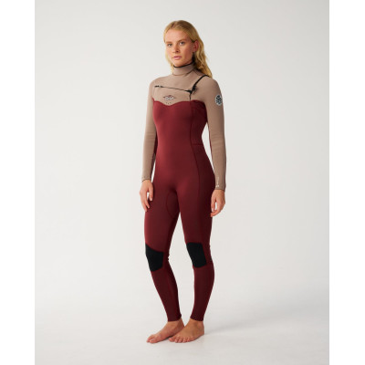 Combinaison de Surf 4/3 Rip Curl Femme Dawn Patrol Chest Zip