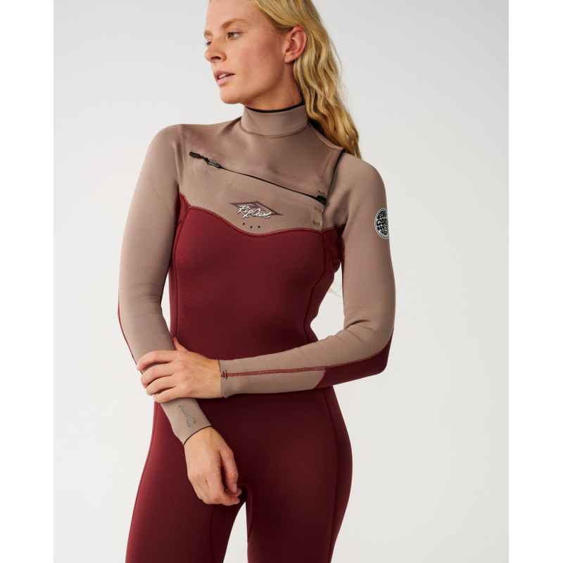 Combinaison de Surf 4/3 Rip Curl Femme Dawn Patrol Chest Zip