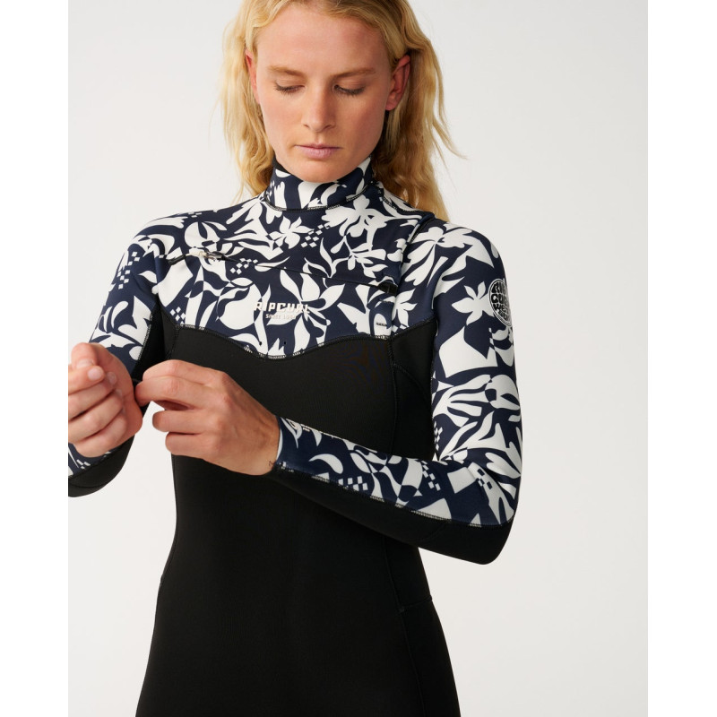 Combinaison de Surf 4/3 Rip Curl Femme Dawn Patrol Pro Chest Zip