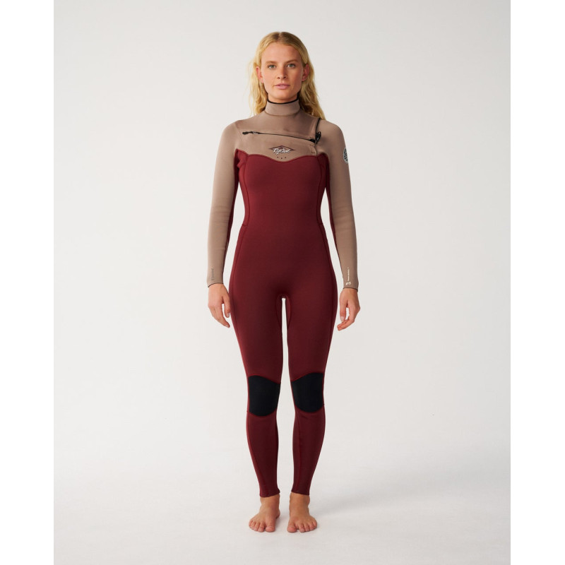 Combinaison de Surf 3/2 Rip Curl Femme Dawn Patrol Chest Zip