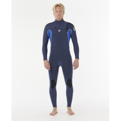 Combinaison De Surf 3/2 Rip Curl Homme Dawn Patrol Chest Zip - Electric Cobalt