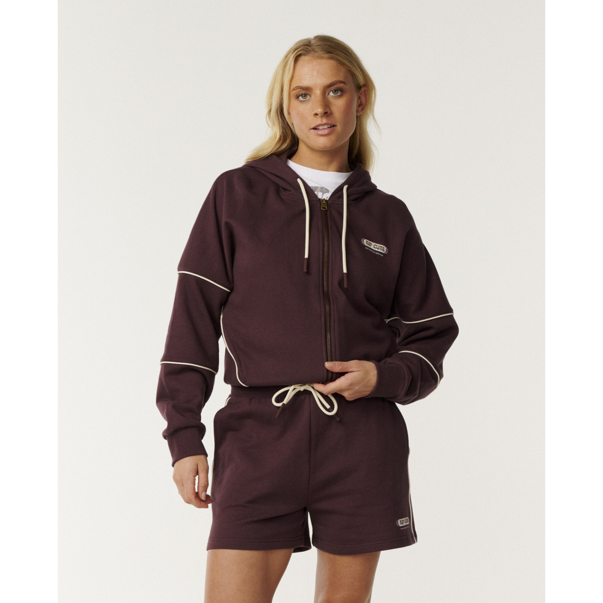 Sweat à Capuche Zippé Rip Curl Since 1969 Drop Shoulder