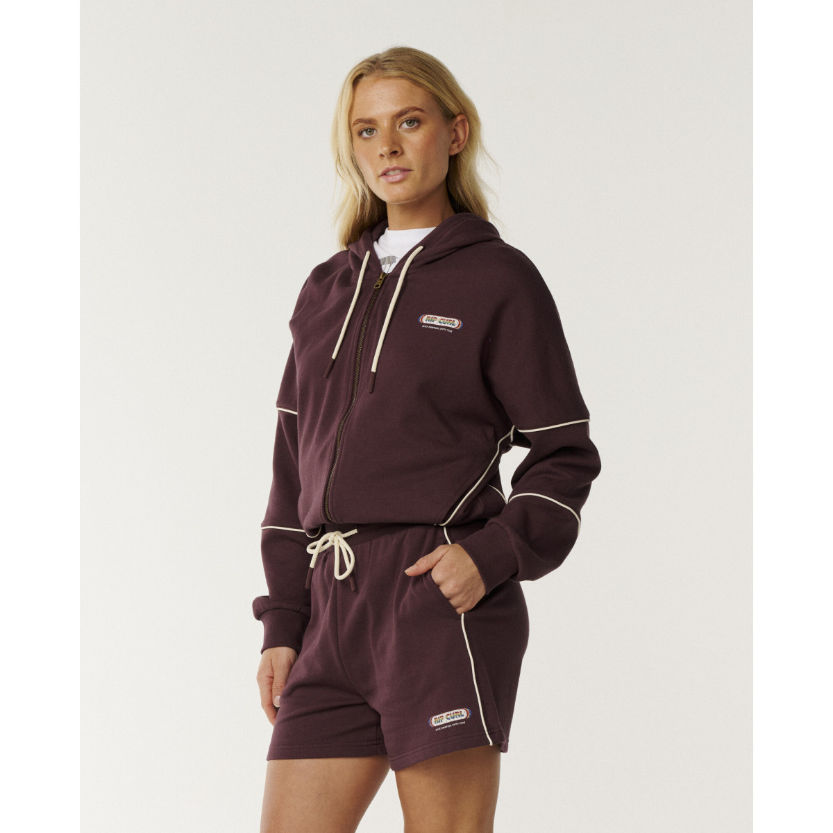 Sweat à Capuche Zippé Rip Curl Since 1969 Drop Shoulder