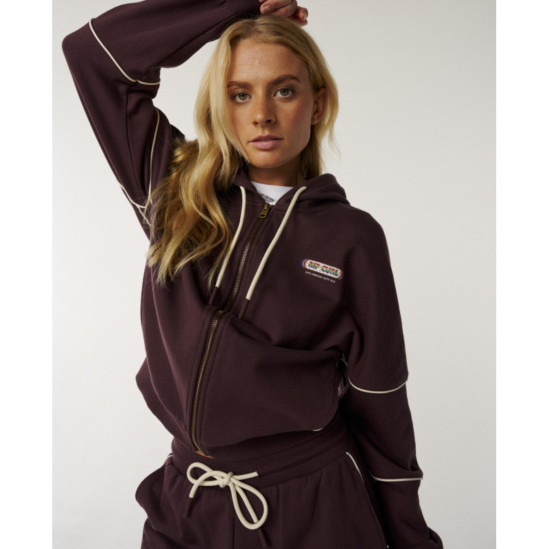Sweat à Capuche Zippé Rip Curl Since 1969 Drop Shoulder