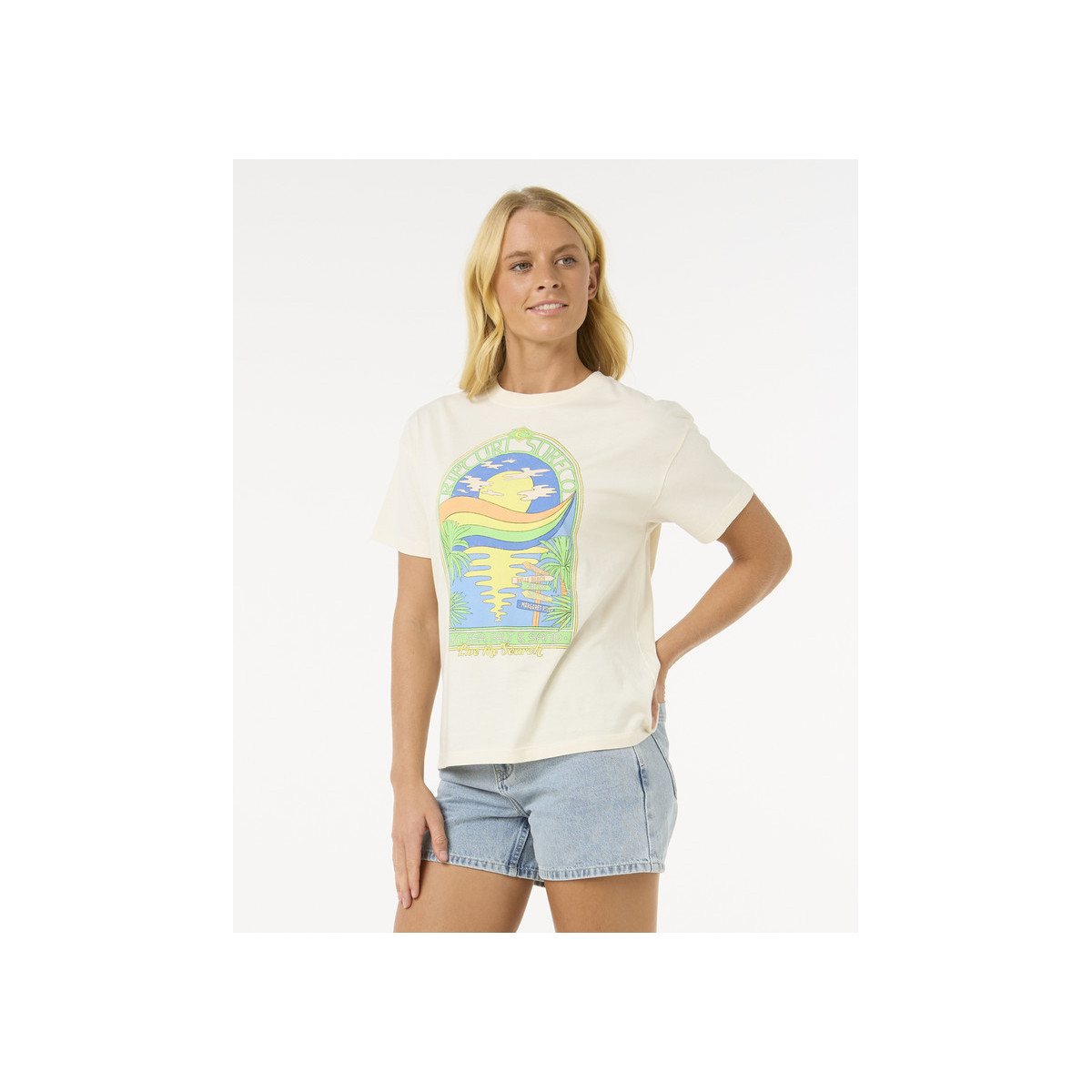 T-Shirt Rip Curl Sun And Sea Relaxed