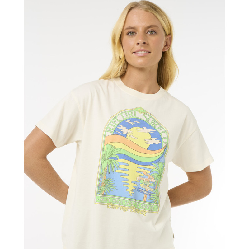 T-Shirt Rip Curl Sun And Sea Relaxed
