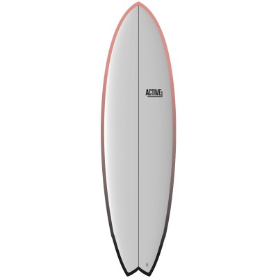 Planche de Surf Active Fish Color - Dusty Pink - 6'4