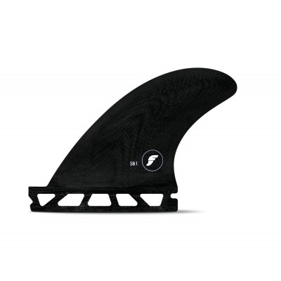 Dérives de Surf Futures Latérales de Longboard SB1 Fiberglass - Black